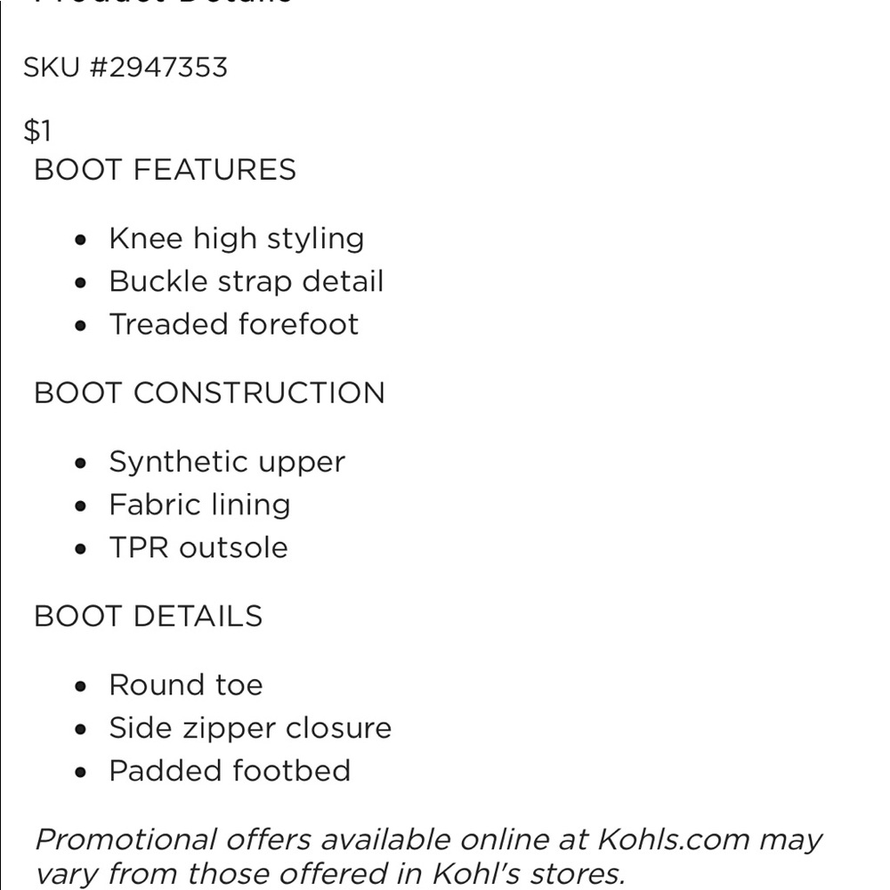 👧🏼 Osh Kosh Marilyn Riding Boots - Picture 7 of 8